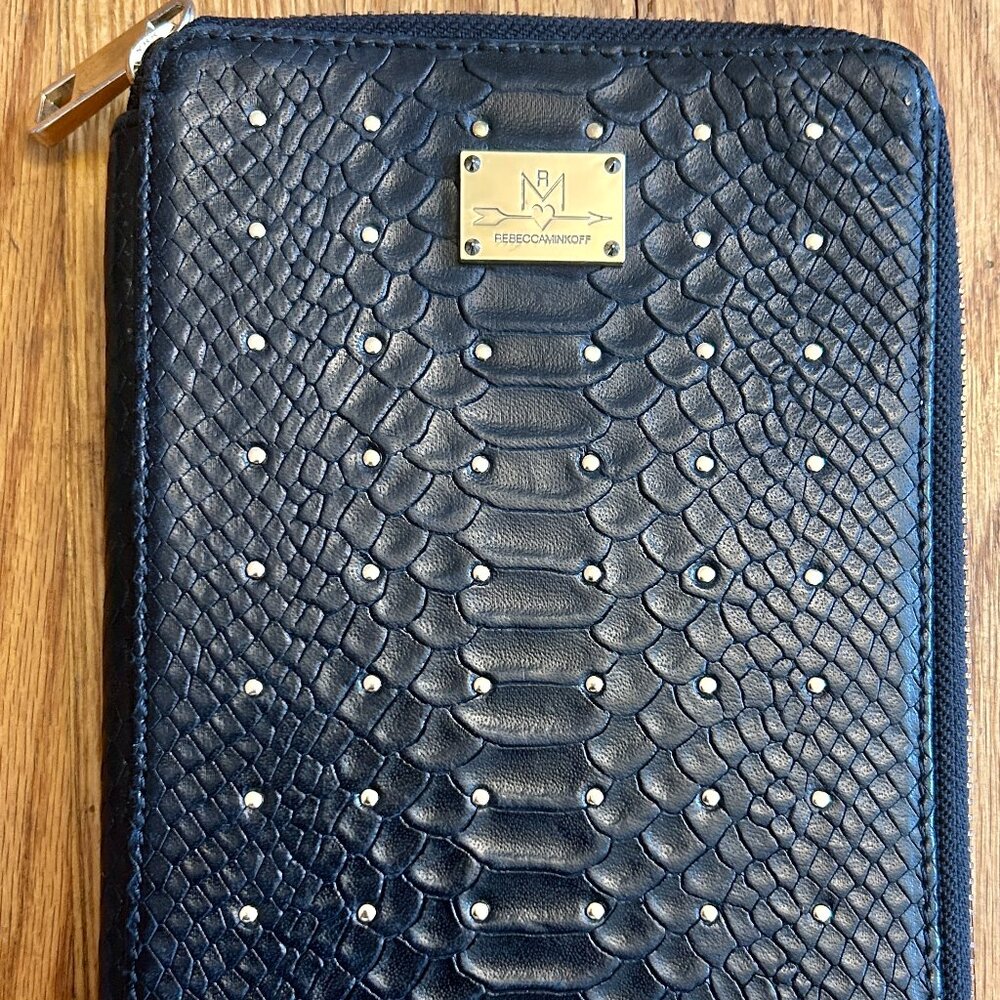 Rebecca Minkoff Snake Embossed and  Studded Ipad Case